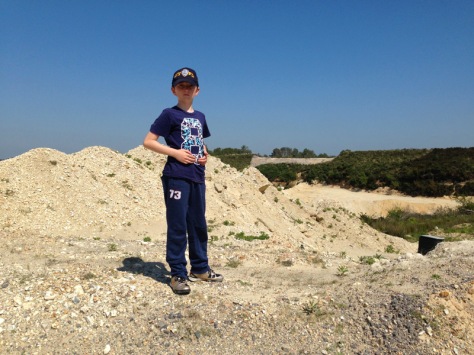 I'm the king of the quarry!