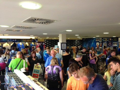 Dr Who merchandise and memorabilia - as far as the eye can see