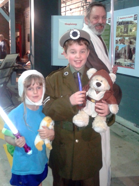 Here's Sergeant Benton and Finn - and Obear Wan Keno Bear and a Jedi Knight.