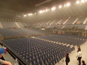 Empty Wembley Arena