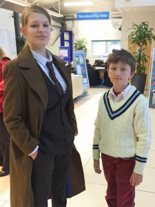 Tenth and Fifth Doctor Cosplay