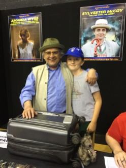 Tom with Sylvester McCoy