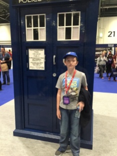 The Lego TARDIS at the Doctor Who Festival