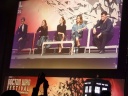 Peter Capaldi, Steven Moffat, Michelle Gomez, Ingrid Oliver and Jenna Coleman at The Doctor Who Festival