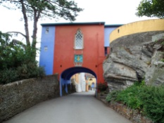 The entrance archway to Portmeirion.