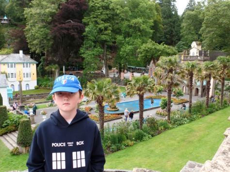 Tom Project Indigo at Doctor Who filming location Portmeirion