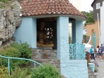 The Loggia with the hidden Buddha at Portmeirion