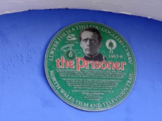 The Prisoner plaque in Portmeirion