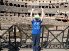 Tom Project Indigo in the Colosseum