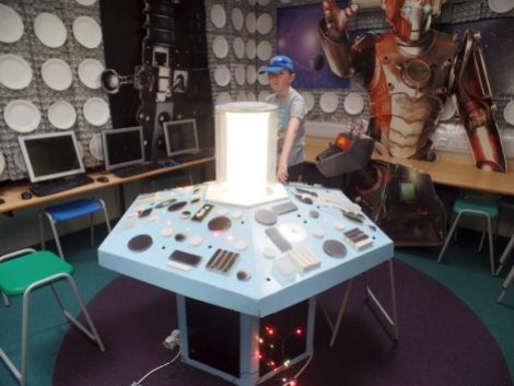 The Console at Dunbury Academy TARDIS