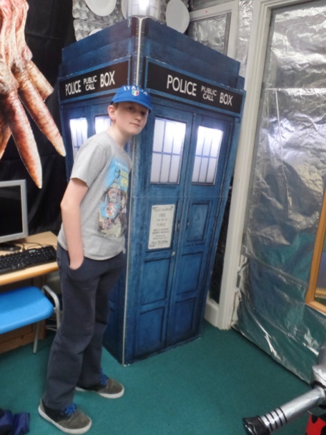A TARDIS in a TARDIS at Dunbury Academy