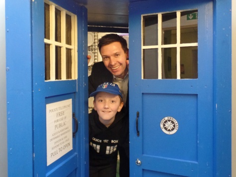 The entrance of Dunbury Academy TARDIS